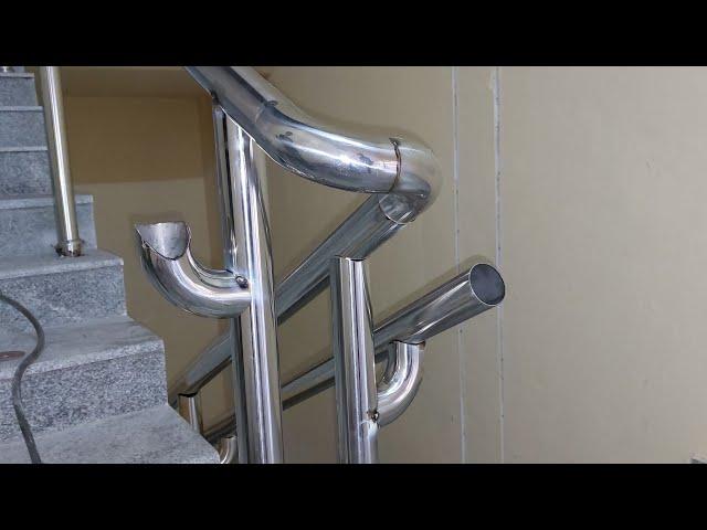 stainless steel railing fabrication full installation process.