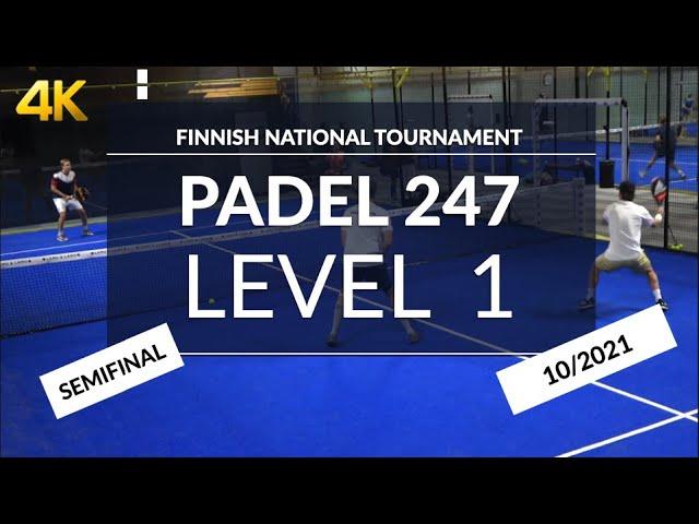 Tapanainen/Luolamaa vs. Sjövall/Nurmio - Finnish Padel, Level 1, Semifinal,  Padel 247