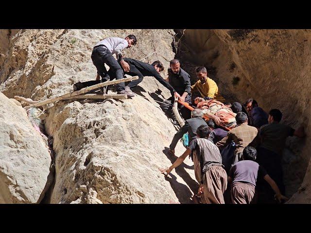 Rural life. Villagers' challenges to delivering the patient to the city hospital