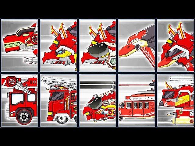 Dino Robot Corps: Firefighters | Eftsei Gaming