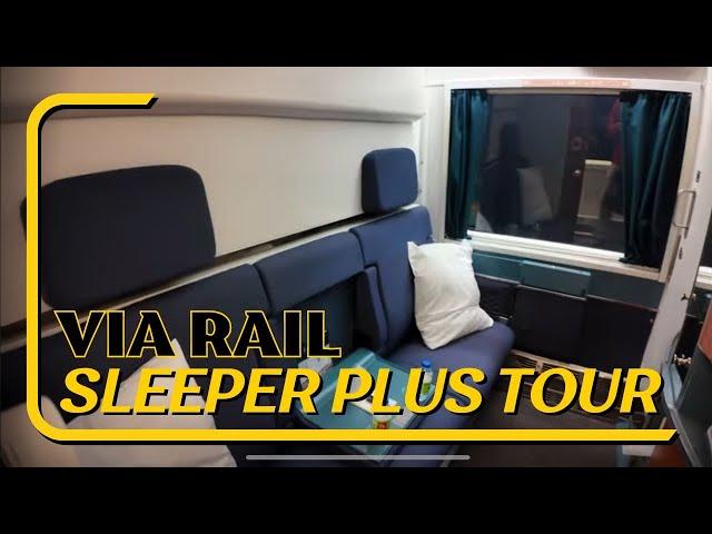 VIA Rail Sleeper Plus FULL Room Tour  | Comfort on the Rails