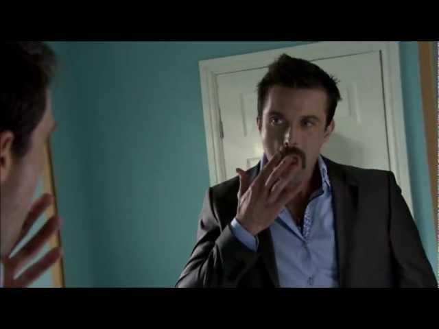 Brendan Brady gets his tash back | Hollyoaks C4 December 27th 2011