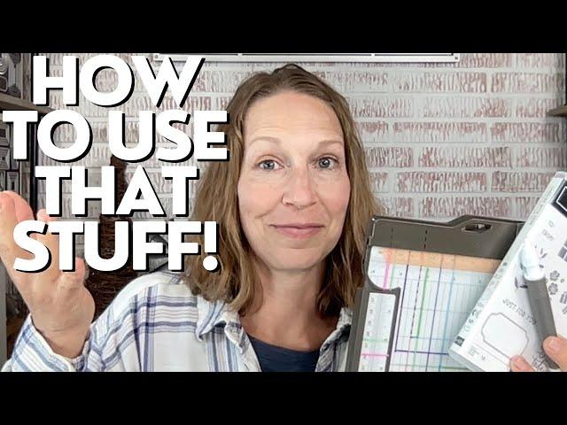 WHAT DO I DO WITH ALL THIS STUFF?!?! Card Making 101: How To Use Your Card Making Supplies