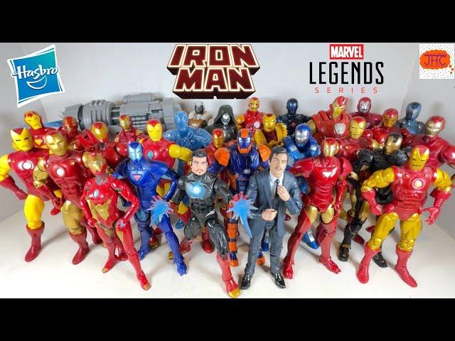 EVERY IRON MAN RANKED! Marvel Legends Action Figure Review Tony Stark Suit Armor Kitbash Custom Game