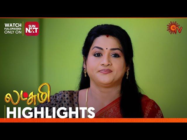 Lakshmi - Highlights | 24 May 2025 | Tamil Serial | Sun TV
