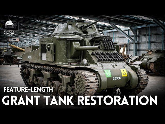 Witness the Incredible Transformation: Full Movie of Australian WWII M3 Grant Tank Restoration