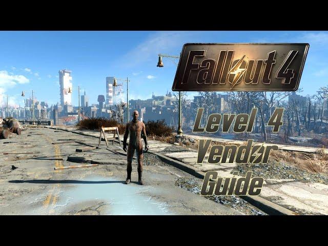 Fallout 4 Guide: Alle Stufe 4 Händler (Level 4 Vendors)