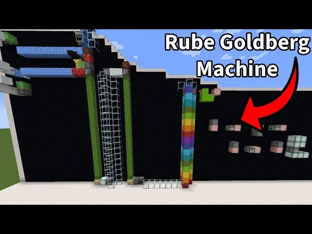 Merry Christmas Eve - Rube Goldberg Machine - Easiest Way to Craft a Crafting Table in Minecraft