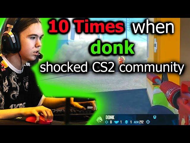 10 Times when "donk" shocked CS2 community!