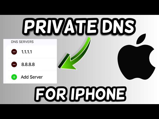 How to set DNS in iPhone | iPhone DNS Settings