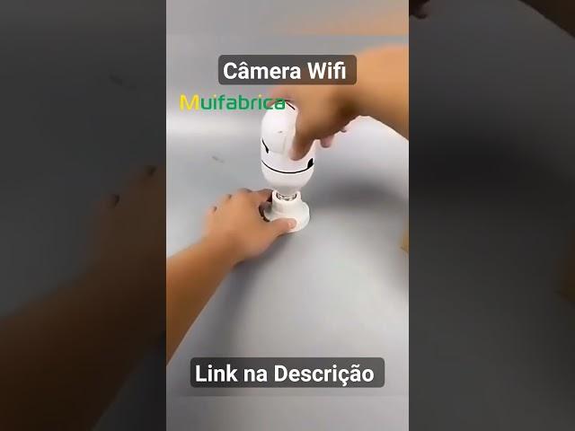 Lâmpada câmera de vigilância sem fio 5g wifi visão noturna