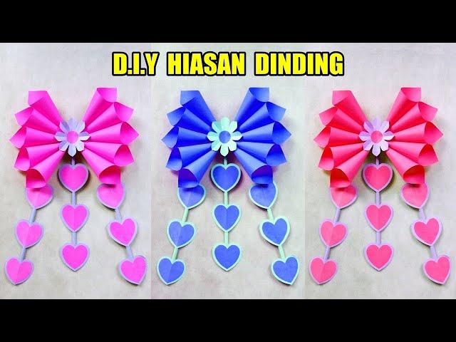 Cara Mudah Membuat Hiasan Dinding Cantik dan Imut dari Kertas Origami