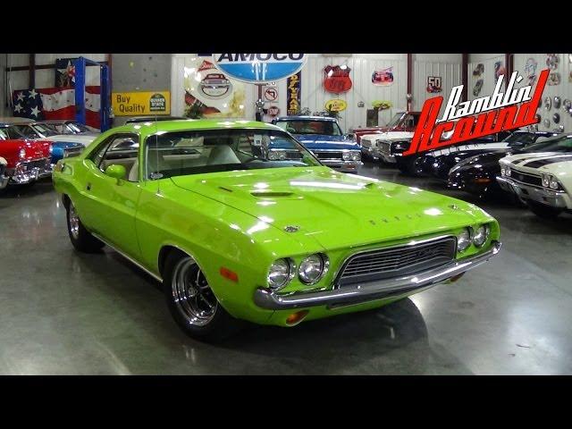 Test Driving 1973 Dodge Challenger 340 V8 Mopar Muscle