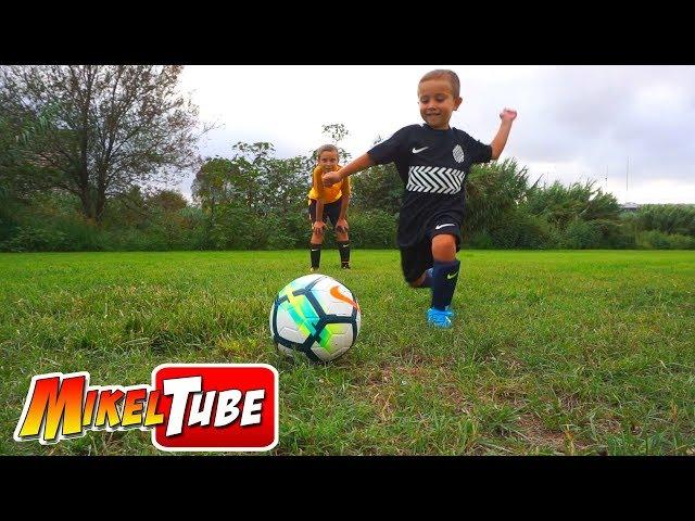 La vuelta al Fútbol  con Equipacion NIKE y Primer entreno de Leo