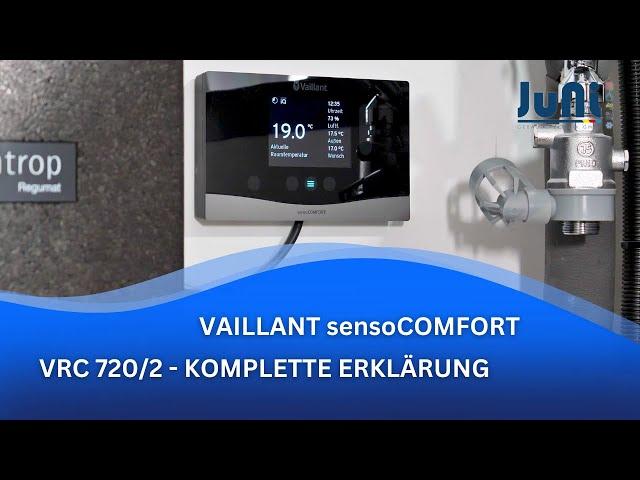 Erklärung Einweisung in die Regelung/ Steuerung Vaillant Wärmepumpe sensoCOMFORT VRC 720/2 Teil 5