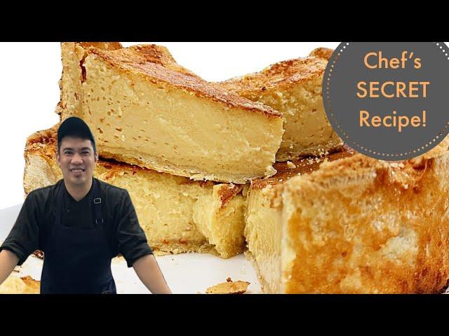 EGG PIE RECIPE! : Chef's Secret Recipe! | BAKE WITH JAY