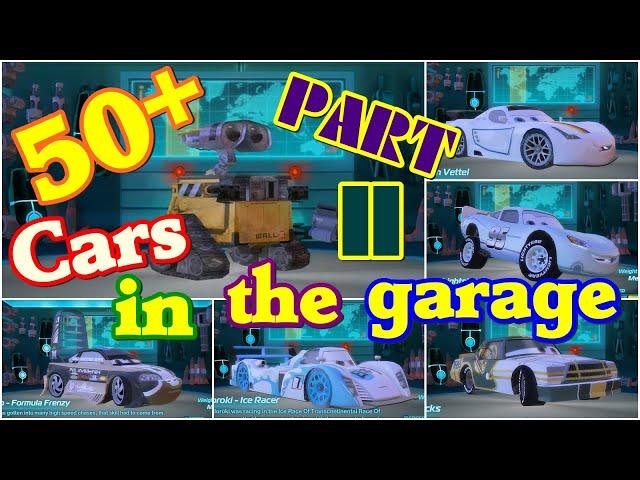 More than 50 Cars 2 MOD Characters in the garage PART II, Project Trilogy Ice Racers Wall-E and more