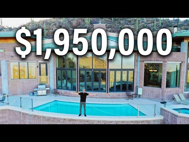 Inside a $1.95 MILLION Tucson Hilltop Mansion | Touring the Highest Home in Tucson