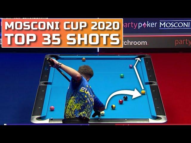 TOP 35 BEST SHOTS | Mosconi Cup 2020 (9-Ball Pool)