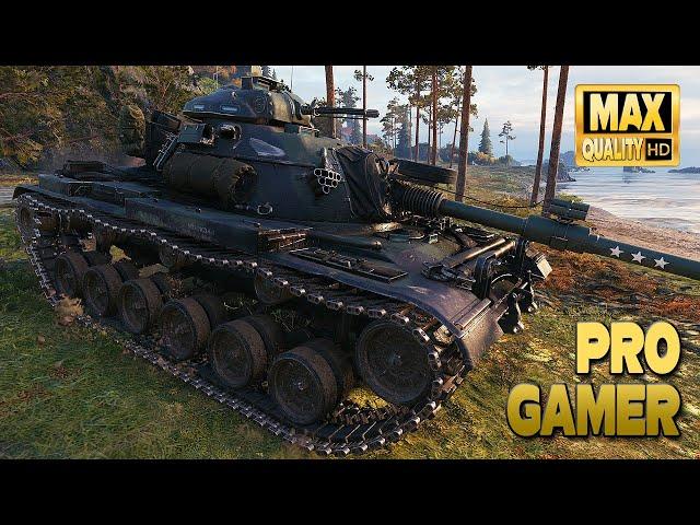 M60: Pro player in a short but action loaded game - World of Tanks