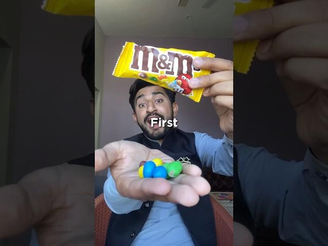 I Tried m&m’s for the First Time#shorts