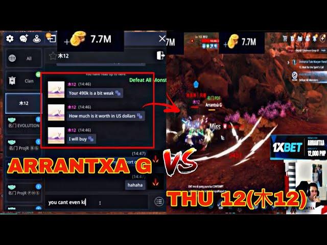 MIR4-493K PS ARRANTXA G VS 465K PS THU 12 | TRASHTALK ON  | FAMOUS FAM VS HOF