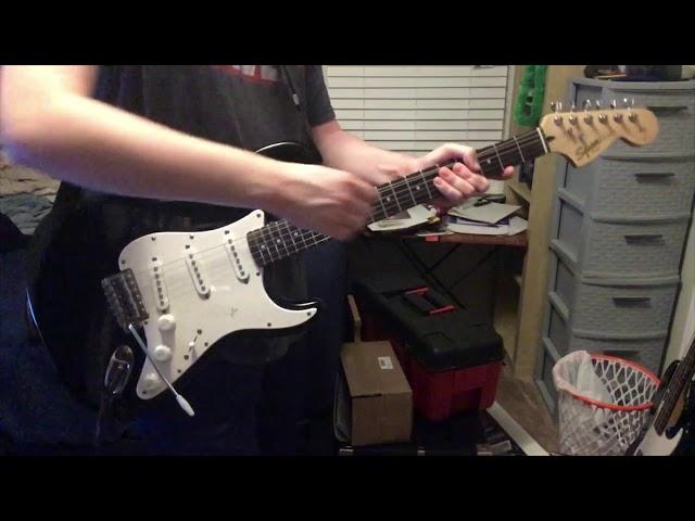Playing my Guitar with A new Fender Mustang 1 IT SOUNDS AWESOME!!!