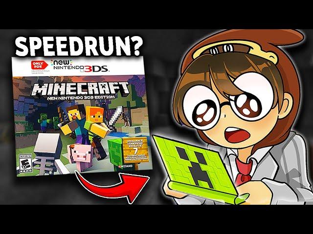 I Tried Speedrunning Minecraft 3DS Edition