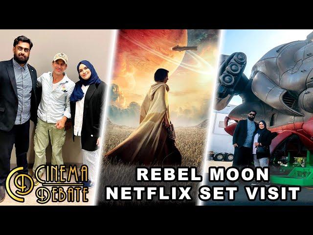 REBEL MOON - Netflix Set Visit | Behind the Scenes with Director Zack Snyder