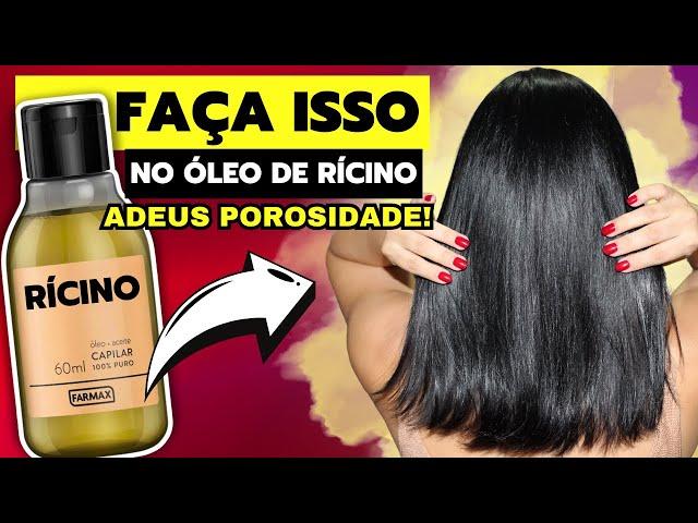 MELHOR NUTRIÇÃO DO MUNDO COM RÍCINO! Nunca Mais Seu Cabelo Ficará Poroso!