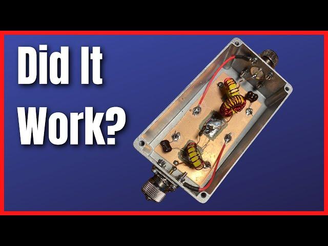 DIY 20 Meter Bandpass Filter for Ham Radio