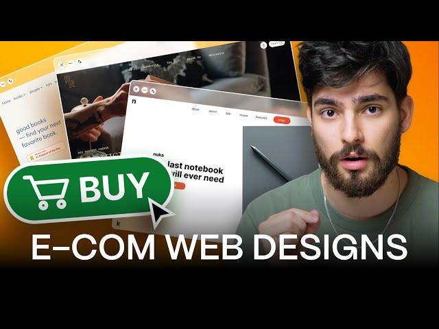 Top 4 AMAZING E-commerce Website Designs