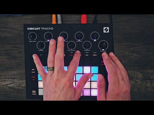 Create Interesting Drums EASILY on the Circuit Tracks - Start to Finish Beat Making Tutorial