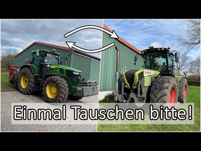 Wir fahren John Deere 7R350 | How to drive 7r Command Pro? | LOHN VLOG 33