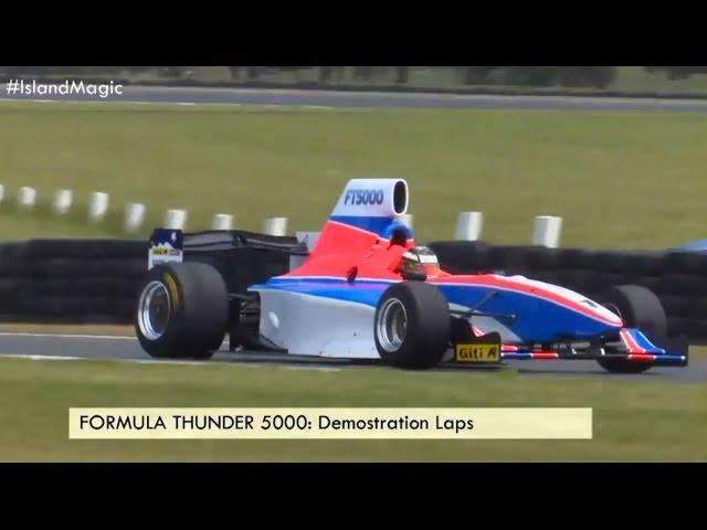 Formula Thunder 5000 Phillip Island demonstration laps | Formula 5000 Blend Line TV