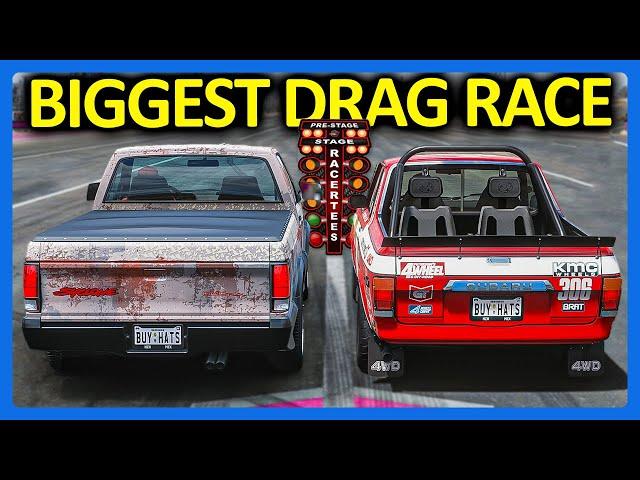 I Hosted Forza Horizon 5's Biggest Drag Racing Tournament