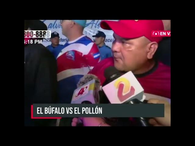 casi se adelanta la pelea el búfalo vs Juan caldera