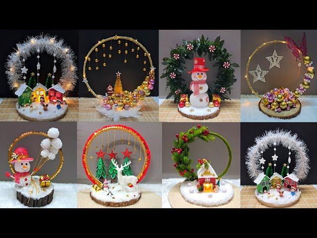 7 Economical Christmas Centerpiece ideas from waste Materials | DIY Christmas craft idea406