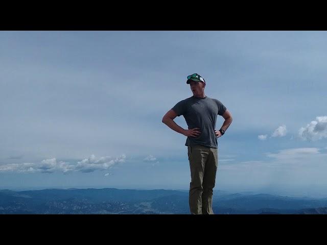 Only four people on top of Longs Peak, Colorado! 4,345 metres (14,255 feet)