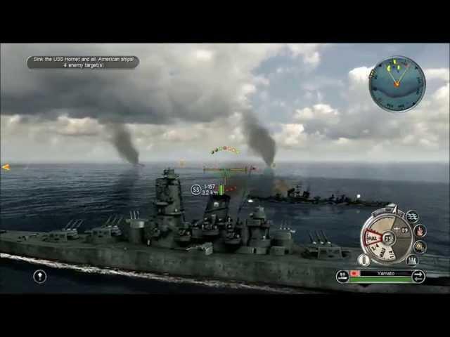 中途島戰役 : 血戰太平洋 日軍戰役 6 "Hunt for the USS Hornet" 金牌 與 單位解鎖 FHD 1080p