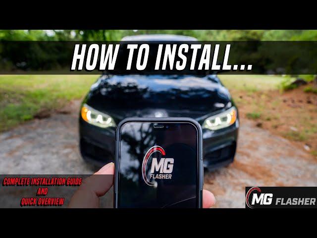 HOW TO INSTALL MG FLASHER FOR B58/B48 ENGINES | The Most Advanced BMW B58 Tuning Platform