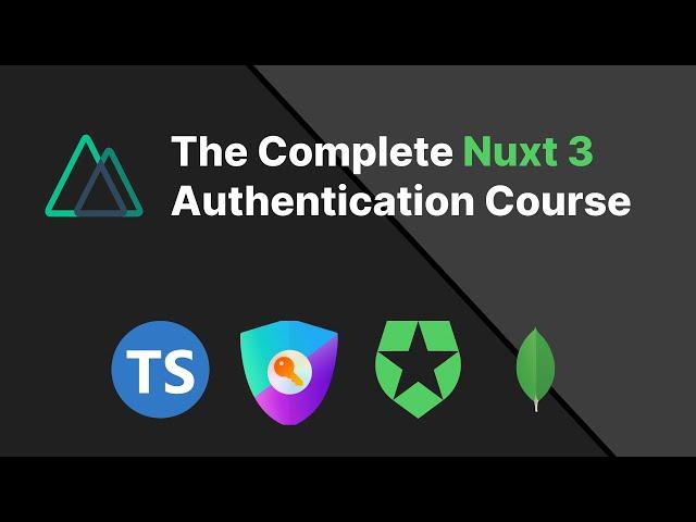 Master Full Stack Nuxt 3 Authentication | OAuth Google  GitHub | Sidebase and NextAuth tutorial 2024