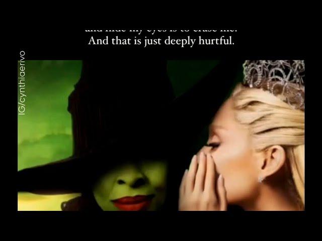 Cynthia Erivo speaks out against ‘Wicked’ poster fan edits