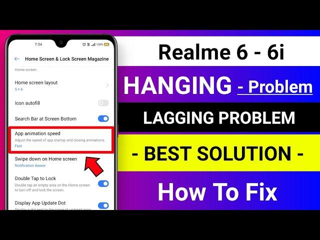 Realme 6 / 6i Hanging - Lagging Problem Solution - How To Fixed It