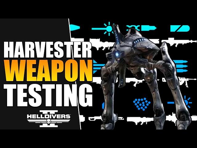 I tried every Support Weapon vs Harvesters - Helldivers 2 Tips & Guide