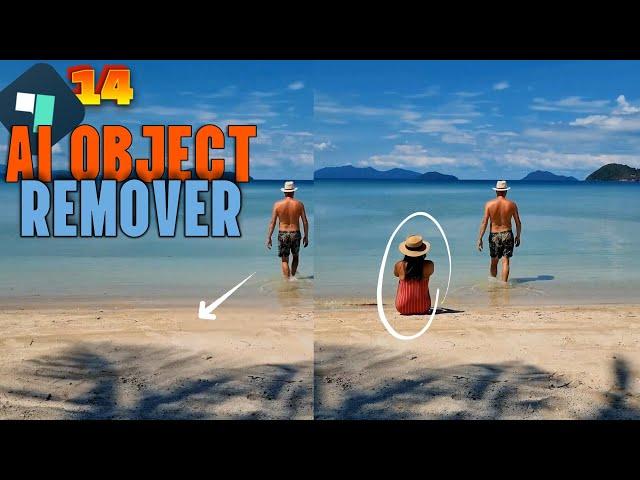 FILMORA 14 - AI OBJECT REMOVER - WONDERSHARE FILMORA 14