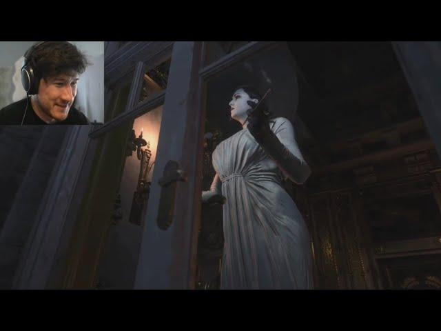 Markiplier simping respectfully for Lady Dimitrescu for 9 minutes straight/Resident Evil