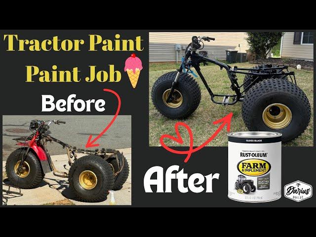 1983 Honda Big Red 200e | Ep. 4 Prep & Tractor Paint