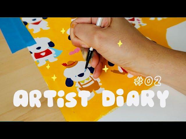 Painting a Picture Book Page  Illustrator Diaries #2