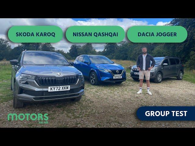 2023 Family Crossover Group Test: Skoda Karoq, Nissan Qashqai and Dacia Jogger